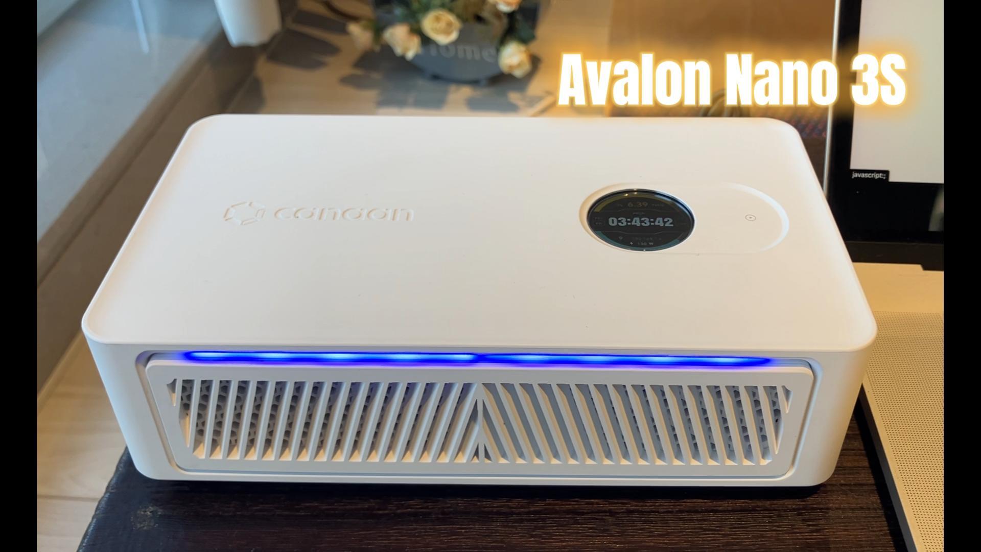 The NEW Canaan Avalon Nano 3S is out! 6th/s of Bitcoin hashrate at 140 watts! GLORIOUS The NEW Canaan Avalon Nano 3S is out! 6th/s of Bitcoin hashrate at 140 watts! GLORIOUS